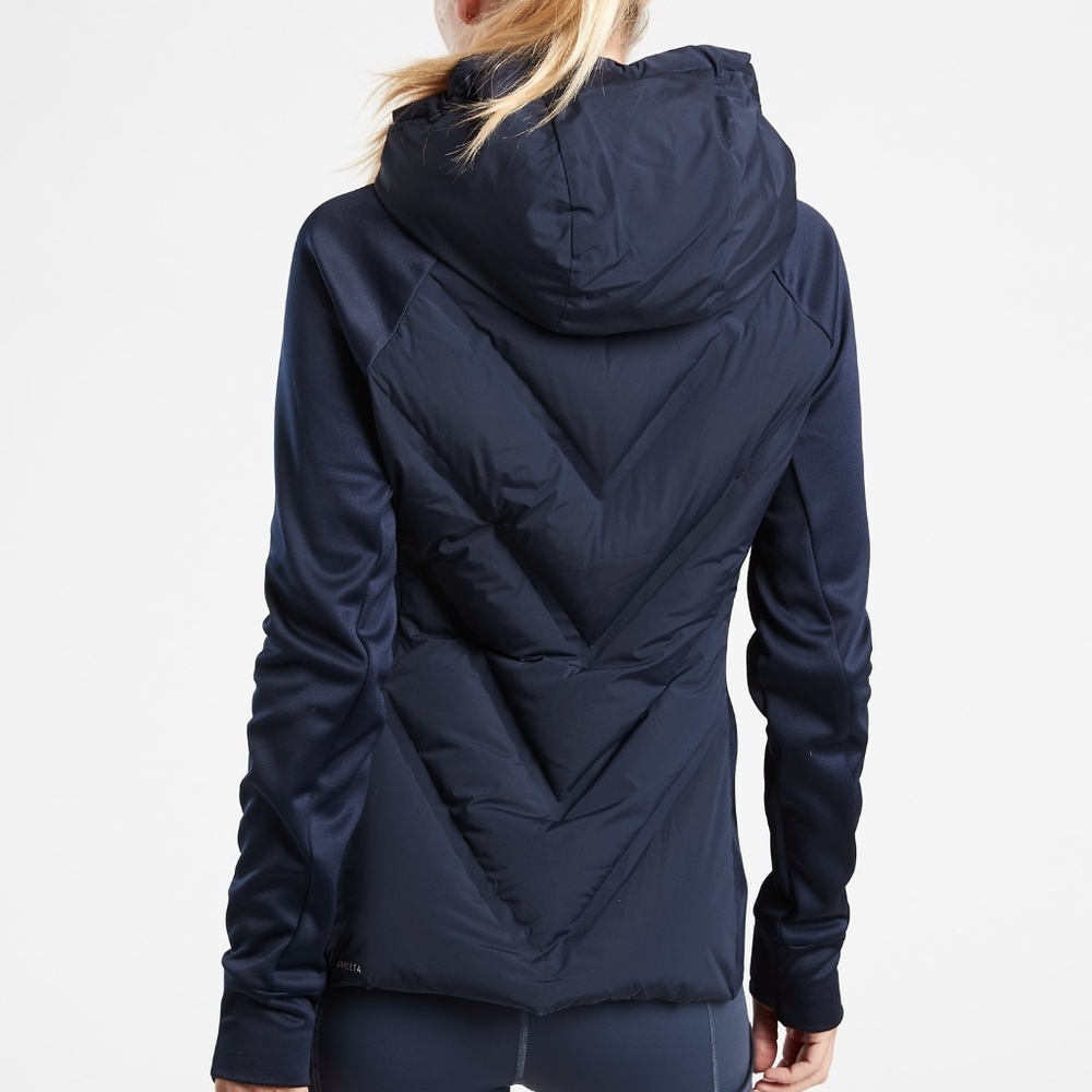ATHLETA Inlet Down Jacket - XL Navy